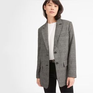 Everlane oversized blazer in plaid